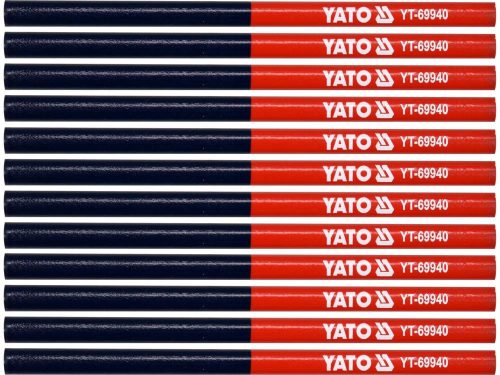 YATO YT-69940 Ácsceruza kék-piros (12 db/csomag)
