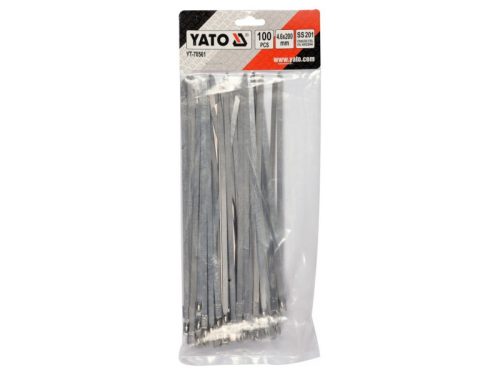 YATO YT-70561 Kábelkötegelő Inox 200 x 4,6 mm (100 db/cs)