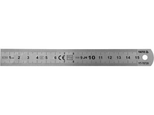 YATO YT-70720 Vonalzó inox 150 mm