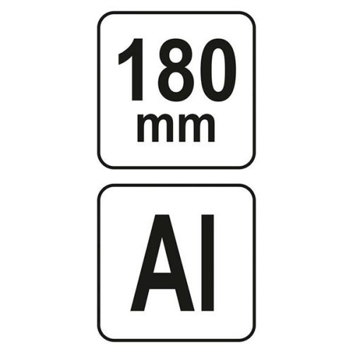 YATO YT-70786 Talpas derékszög vonalzó 180 mm