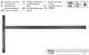 YATO YT-70855 Gipszkartonos T-derékszög 1200 mm alumínium