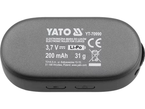 YATO YT-70990 Akkumulátoros görgős mérő ívek görbék szabálytalan alakzatok hosszmérésére