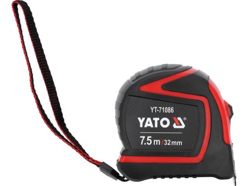 YATO YT-71086 Mérőszalag 7,5 m x 25 mm gumírozott