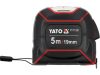 YATO YT-71320 Mérőszalag felső nyílással 5 m x 19 mm gumírozott