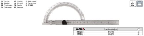 YATO YT-72140 Szögmérő 120 x 150 mm