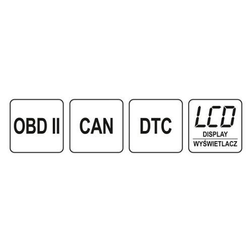 YATO YT-72977 OBD2 hibakód olvasó teszter