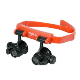   YATO YT-73840 Fejpántos nagyító LED világítással 10 x - 25 x