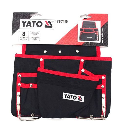 YATO YT-7410 Övre fűzhető szög és szerszámtartó táska 8 zsebes