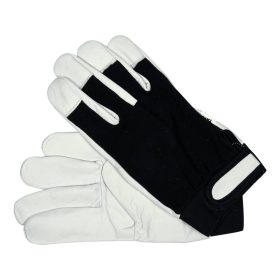   YATO YT-74639 Munkavédelmi kesztyű 8-as méret bőr-pamut fekete