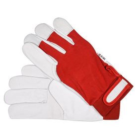   YATO YT-746419 Munkavédelmi kesztyű 9-es méret bőr-pamut piros