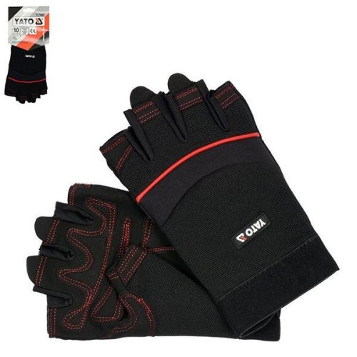 YATO YT-74660 Munkavédelmi kesztyű ujjvég nélküli 10-es méret