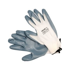   YATO YT-7474 Szerelő kesztyű (Nitril mártott FEHÉR) 10-es