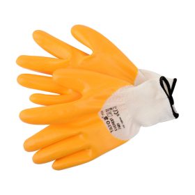   YATO YT-7481 Szerelő kesztyű (Nitril mártott SÁRGA) 10-es