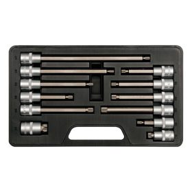   YATO YT-7753 Bit dugókulcs készlet 12 részes Spline 1/2 Col M5-M17 CrV