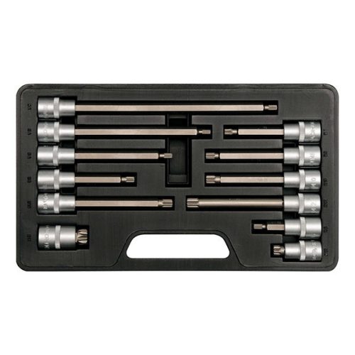 YATO YT-7753 Bit dugókulcs készlet 12 részes Spline 1/2 Col M5-M17 CrV