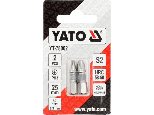 YATO YT-78002 Bithegy PH3 x 25 mm (2 db)