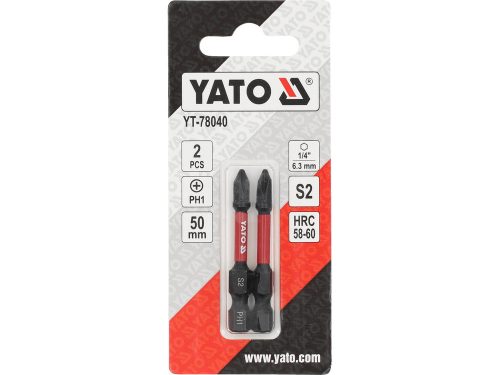 YATO YT-78040 Impact bithegy PH1 x 50 mm (2 db/cs)