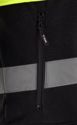 YATO YT-79390 Jól láthatsági magas nyakú polár pulóver ORIOLUS S. L