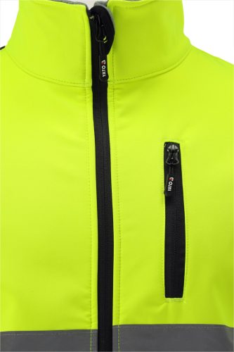 YATO YT-79396 Jól láthatsági magas nyakú szoftshell kabát ORIOLUS S. L