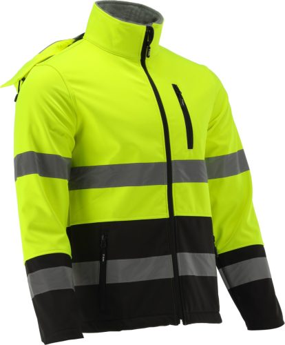 YATO YT-79397 Jól láthatsági magas nyakú szoftshell kabát ORIOLUS S. XL
