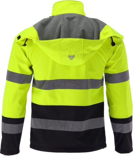 YATO YT-79397 Jól láthatsági magas nyakú szoftshell kabát ORIOLUS S. XL