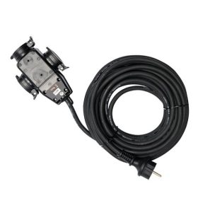   YATO YT-8116 Hosszabbító lengőkábel gumiszigetelt 3 dugalj 10 m 3 x 1,5 mm2