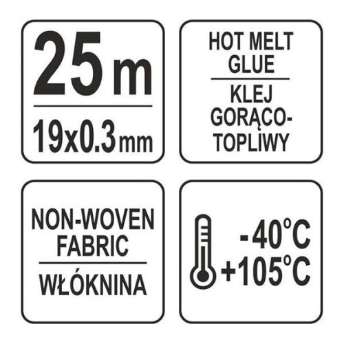 YATO YT-81501 Szövetszalag 19 x 0,3 mm 25 m