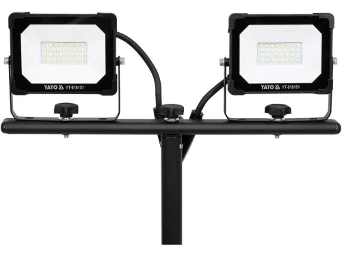 YATO YT-818151 Elektromos állványos LED dupla reflektor 3800 lumen 2x20 W