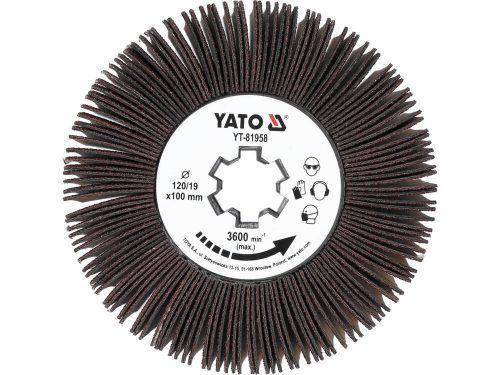 YATO YT-81958 Lamellás csiszolóhenger palástcsiszolóhoz P120
