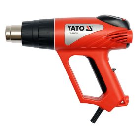  YATO YT-82293 Elektromos hőlégfúvó LCD kijelzős + tartozékok 600 °C 2000 W