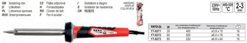 YATO YT-8272 Forrasztópáka 60W/500 C