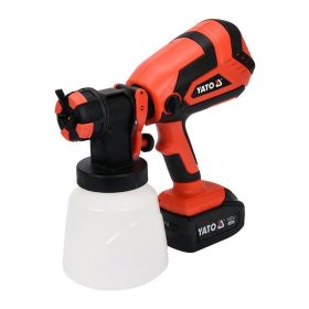   YATO YT-82765 Akkus festékszórópisztoly 1000 ml 18 V Li-Ion (1 x 4,0 Ah akku + töltő)