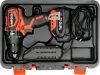 YATO YT-82796 Akkus ütvefúró-csavarozó 42 Nm szénkefe nélküli 18 V Li-Ion (1 x 2,0 Ah akku + töltő)