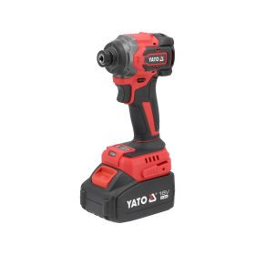   YATO YT-82798 Akkus ütvecsavarozó 1/4 Col 230 Nm szénkefe nélküli 18 V (1 x 4,0 Ah + töltő)
