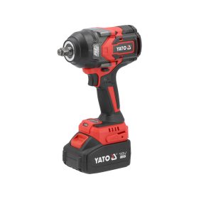   YATO YT-828071 Akkus ütvecsavarozó 1/2 Col 1200 Nm szénkefe nélküli 18 V (1 x 4,0 Ah + töltő)