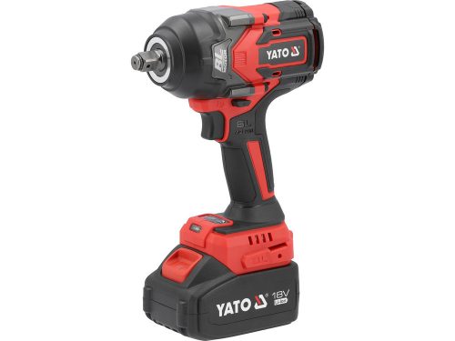 YATO YT-828071 Akkus ütvecsavarozó 1/2 Col 1000 Nm szénkefe nélküli 18 V (1 x 4,0 Ah + töltő)