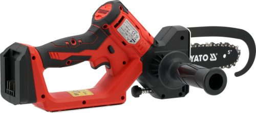 YATO YT-828116 Akkumuátoros ács láncfűrész 6 col láncvezetővel, szénkefe nélküli motorral (akku + töltő nélkül)