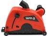 YATO YT-82998 Sarokcsiszoló porelszívó adapter vágáshoz 180 mm