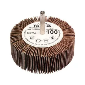   YATO YT-83373 Csapos lamellás, legyező csiszolókorong 80 x 30 x 6 mm / P80