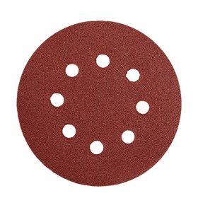   YATO YT-83455 Tépőzáras fíbertárcsa 125 mm / P120 8 lyukas (5 db/cs)