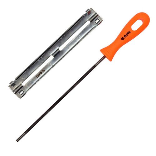 YATO YT-85032 Kerek láncreszelő vezetővel és nyéllel 4,8 mm