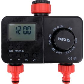   YATO YT-90201 Öntözésvezérlő 1 és 3/4 colos csapcsatlakozóval, 2 utas